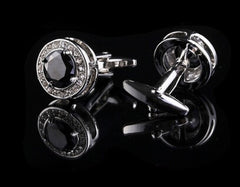 New Arrive Men's Shirt Cufflinks Metal Copper Men Enamel Cuff Links For Wedding Party Fashion Simple Men Sleeve Shirt Cufflinks