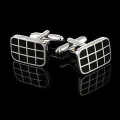 New Arrive Men's Shirt Cufflinks Metal Copper Men Enamel Cuff Links For Wedding Party Fashion Simple Men Sleeve Shirt Cufflinks