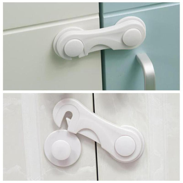 5Pcs/Set Kids Baby Safety Drawer Locks Children Security Protection Lock For Cabinet Refrigerator Window Toddler  Wardrobe Lock