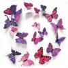 12pcs/lot 3D PVC Wall Stickers Magnet Butterflies DIY Fridge Magnet stickers Home Decor Poster Kids Rooms Wall Room Decoration