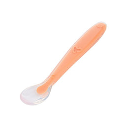 Fulljion Utensils Silicone Spoon Baby Feeding Kids Cutlery Tableware Baby Gadgets Tools Soup Ladle Toddler Spoons Soup Ladle Fun