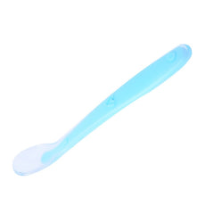 Fulljion Utensils Silicone Spoon Baby Feeding Kids Cutlery Tableware Baby Gadgets Tools Soup Ladle Toddler Spoons Soup Ladle Fun