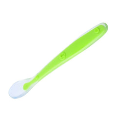 Fulljion Utensils Silicone Spoon Baby Feeding Kids Cutlery Tableware Baby Gadgets Tools Soup Ladle Toddler Spoons Soup Ladle Fun